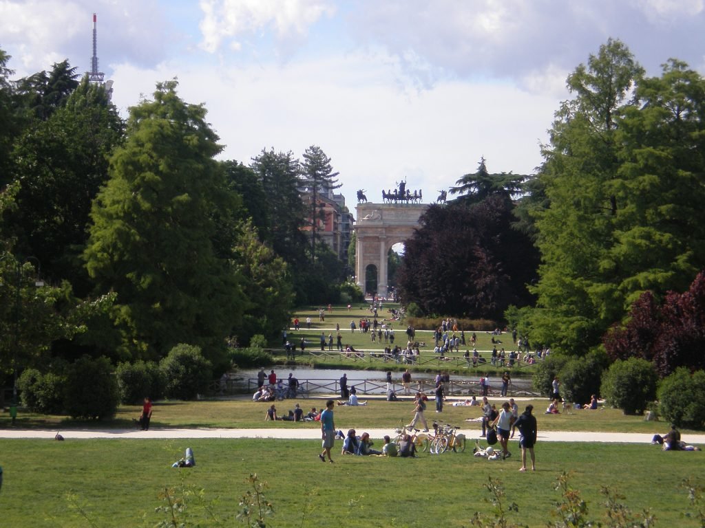 Parco Sempione e l'Arco della Pace (Milano)
