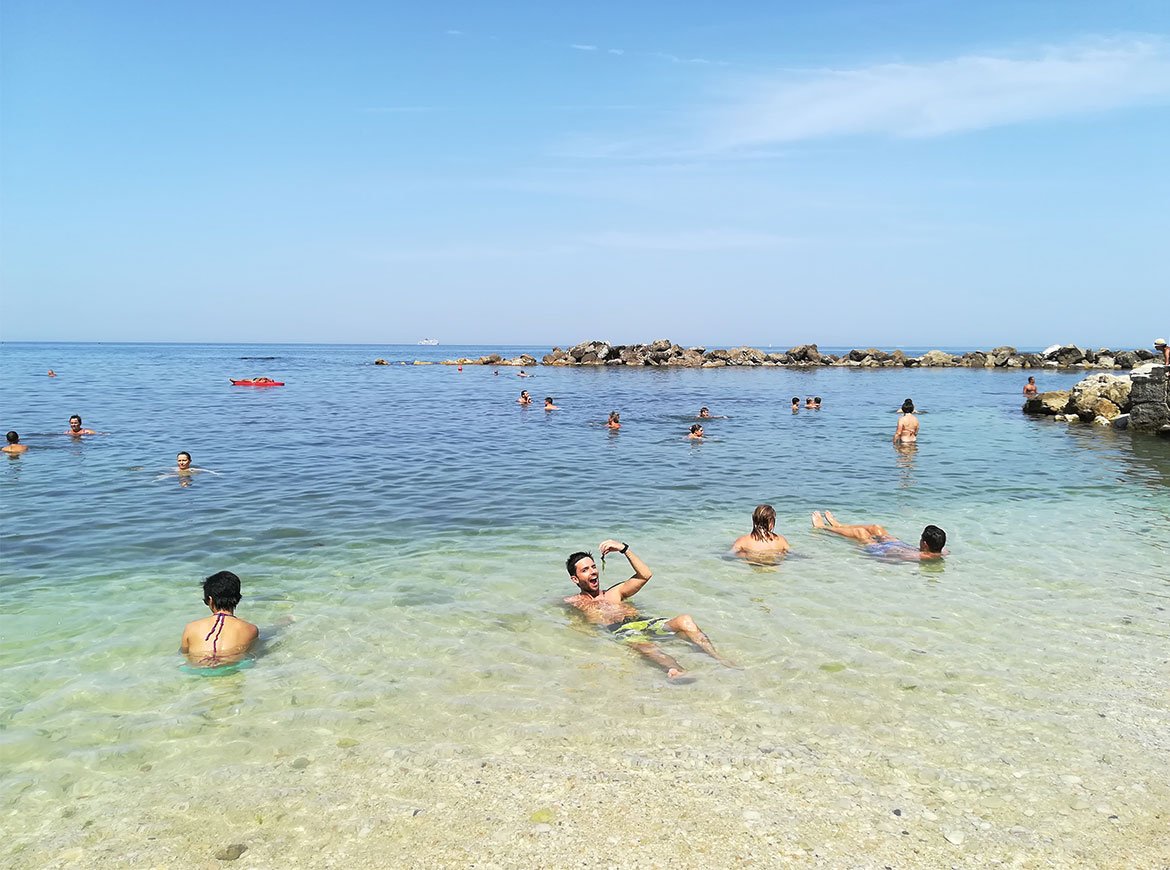 Spiaggia del Passetto ad Ancona
