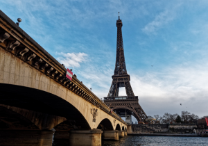 Vista sulla Tour Eiffel a Parigi