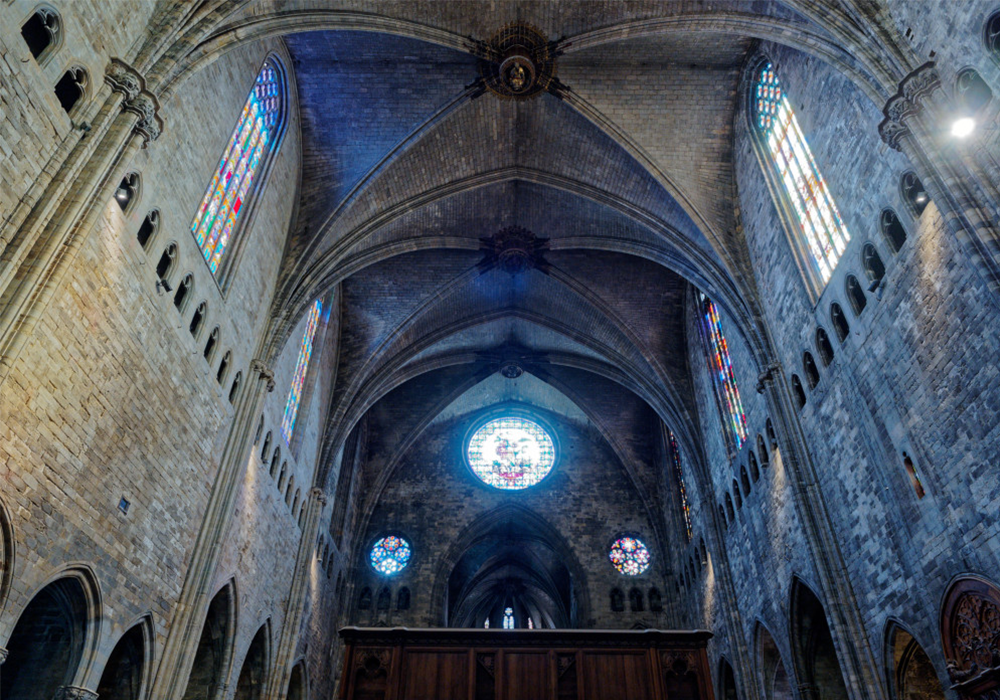 Cosa vedere a Girona: navata gotica della Cattedrale di Santa Maria