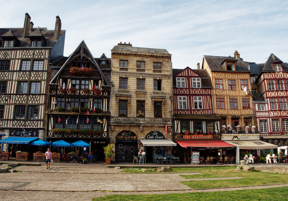 Le tappe del viaggio in Normandia, Rouen